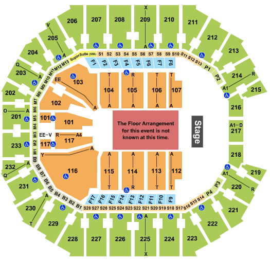 Spectrum Center Smashing Pumpkins Seating Chart